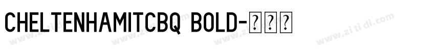 CheltenhamITcBQ Bold字体转换 CheltenhamITcBQ Bold字体转换